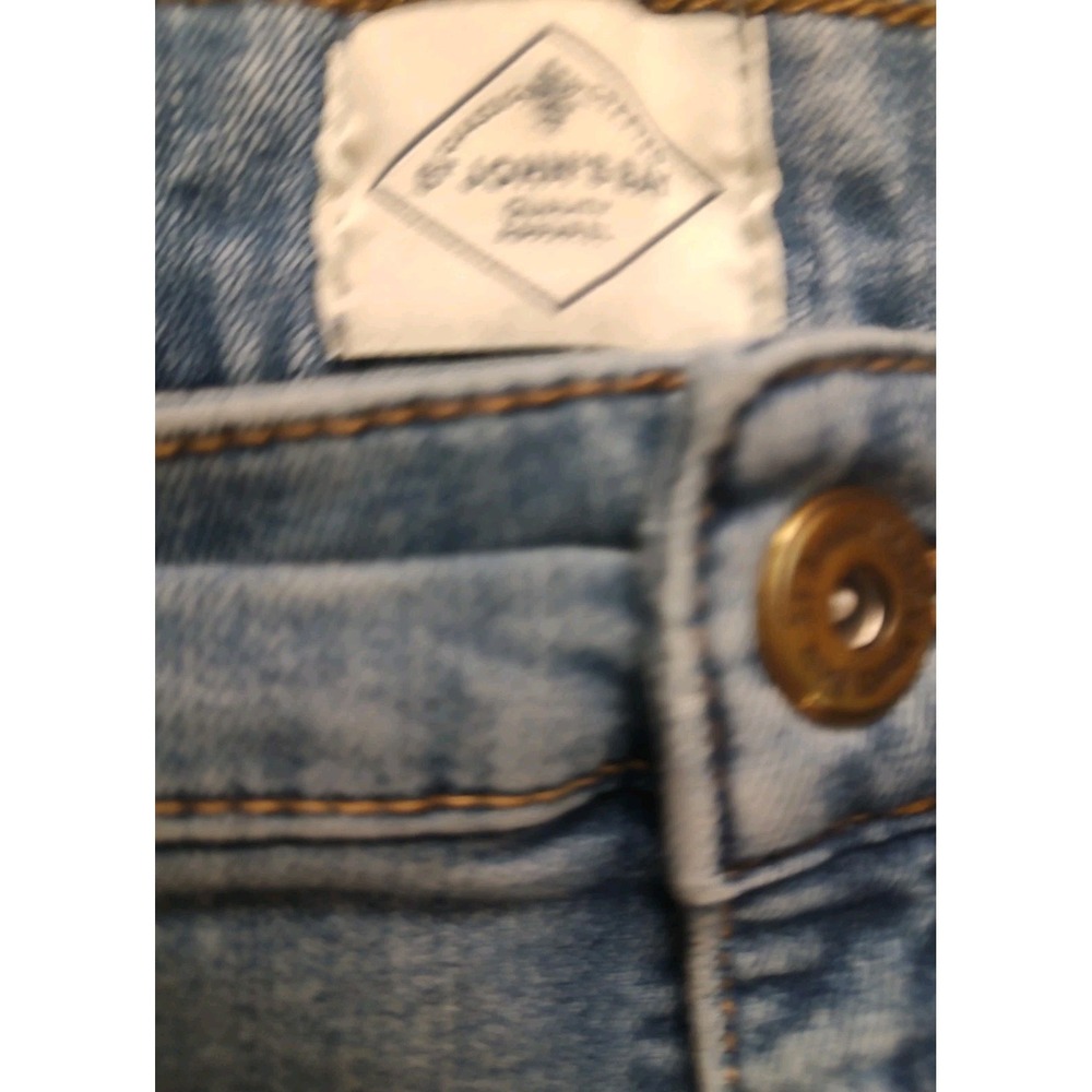 St Johns Bay Bootcut Leg Stretch Denim Blue Jeans Womens 10 Medium Wash 32/29